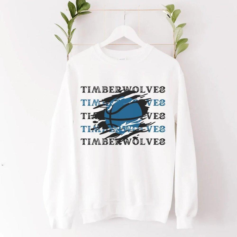 NBA Minnesota Basketball Timberwolves Fan Streetwear Gift Sweatshirt